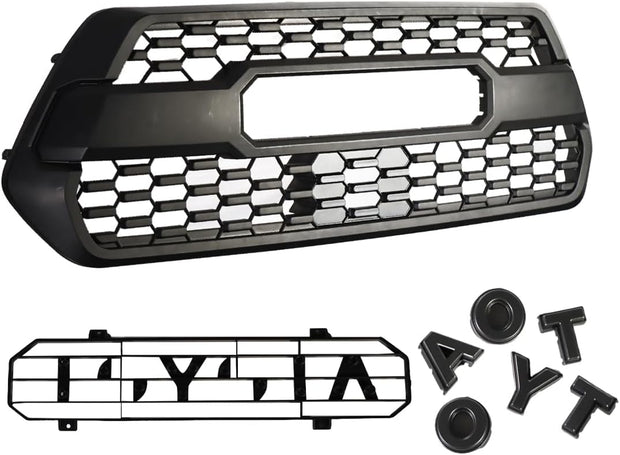 letters of toyota brand for the front grill