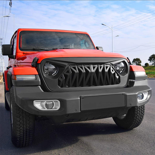 Jeep Wrangler 4th Gen JL 2018+ Front Shark Grille