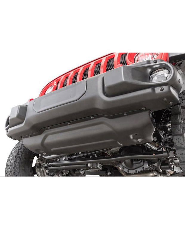 Jeep Wrangler JL 2018 + 4th Gen Steel Bumper Guard Skid Plate