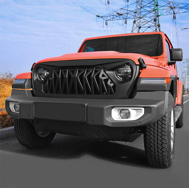 Jeep Wrangler 4th Gen JL 2018+ Front Shark Grille