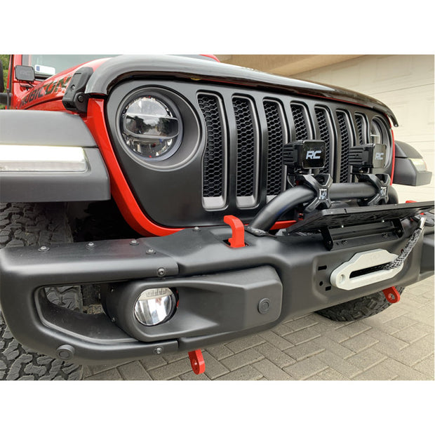 Jeep Wrangler JL 10th aniversary  Front bumper With Bull Bar And Winch Plate OFD