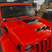 Jeep Wrangler JL 2018+ 4th Gen Bonnet Hood With Glass And Air Ducts