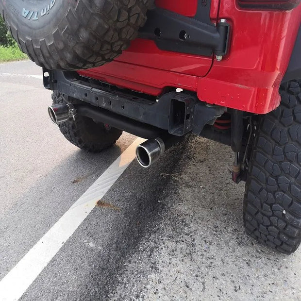 Dual Exhaust Muffler System For Jeep Wrangler JL 2018+