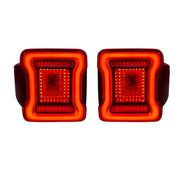 Red Cover Tunnel Tail light for 18-23 Jeep Wrangler JL