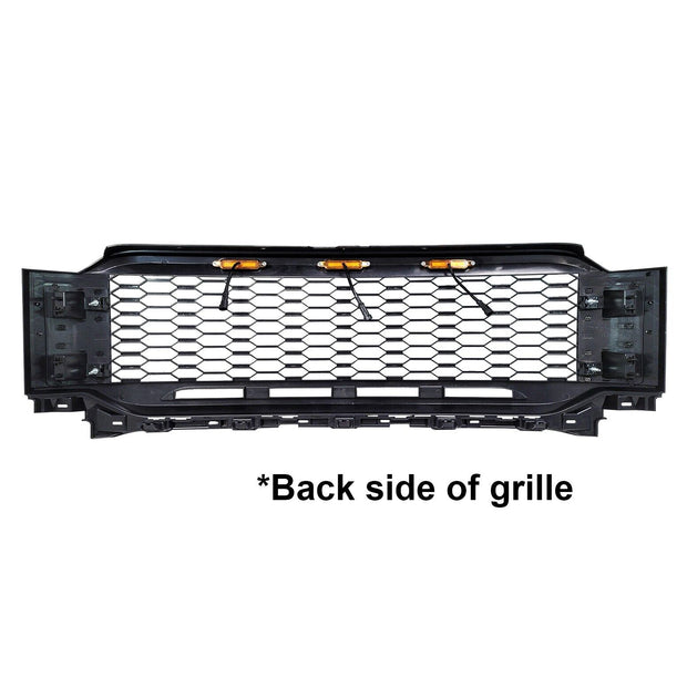 2021+ Ford F150 Raptor Grill Grille with 3 LED Lights