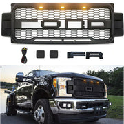 Front Grille For Ford F250 F350 2017-2020 Super Duty Raptor Style Grill