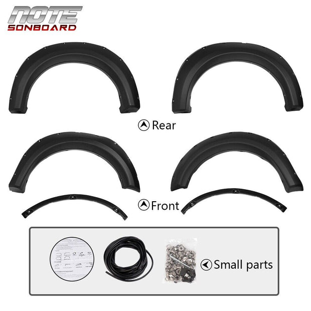 Ford F150 09-14 Pocket Rivet Bolt-on Style Fender Flares