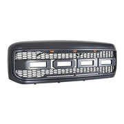 For 2005-2007 F250 F350 Ford Super Duty Front Grill Raptor Style Grille W/Lights