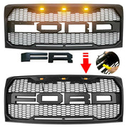 Front Grille For Ford F250 F350 2017-2020 Super Duty Raptor Style Grill