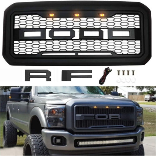 Front Grille For Ford F250 F350 2011-2016 Super Duty Raptor Style