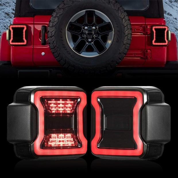 Jeep Wrangler 18-23 JL 4th Gen Original Smoked LED Tail Lights