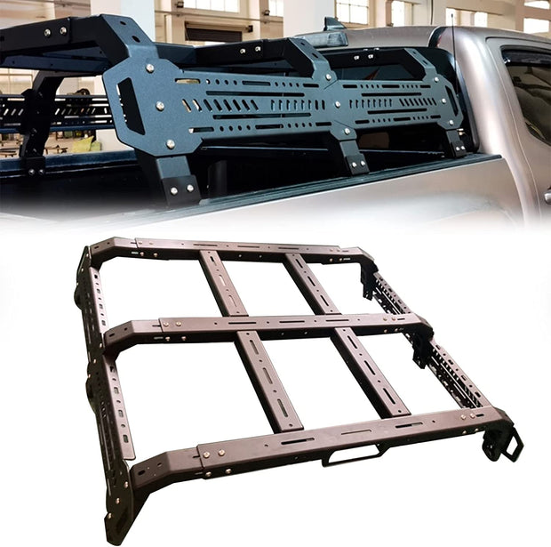 Aluminum Alloy Truck Bed Rack Compatible with Toyota Tacoma 2005-2022