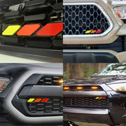 Tri Color Toyota Tacoma 2016-2019 TRD Grill Badge