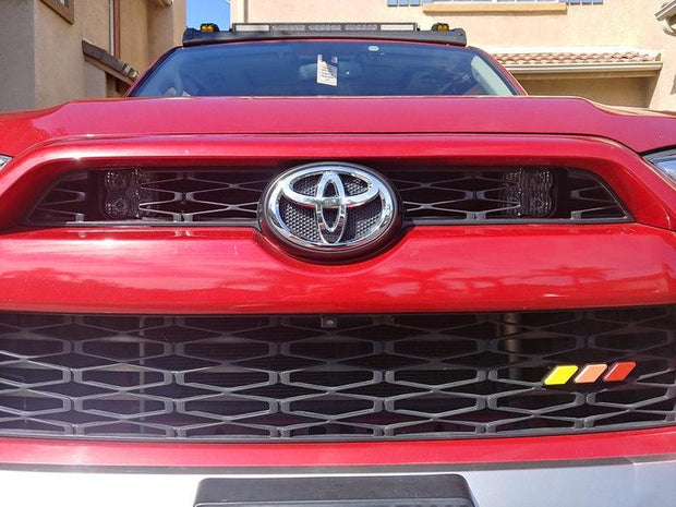 Tri Color Toyota Tacoma 2016-2019 TRD Grill Badge