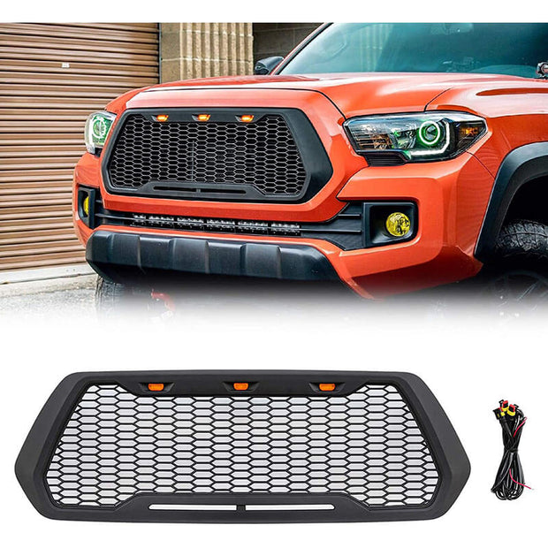 Toyota Tacoma 2016-2020 Front 3rd Gen Grill With LED