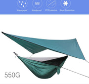 Waterproof Tarp Tent Shade Outdoor Camping Hammock Rain Fly Ultralight 360x290cm