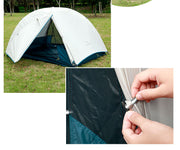 2 Person Ultralight Tent 20D Nylon Silicone Coated Fabric Waterproof Tourist Backpacking Tent