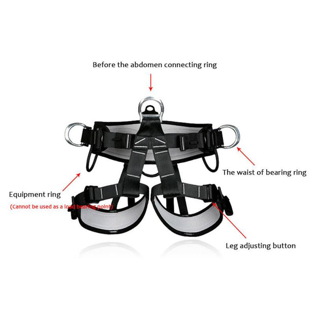 Climbing Belt Mountaineering Safety Belt Downhill Aerial Work Protection Equipment