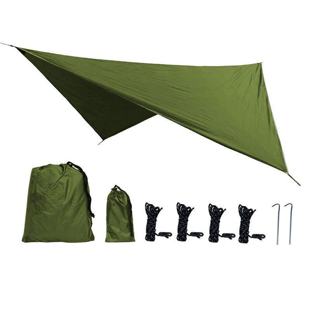 Waterproof Tarp Tent Shade Outdoor Camping Hammock Rain Fly Ultralight 360x290cm