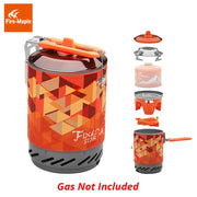 Portable Cooking System With Heat Exchanger Gas Stove Burner