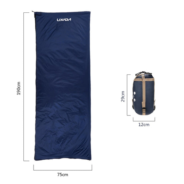 190*75 cm Envelope Sleeping Bag Adult Camping Outdoor Sleeping Bags