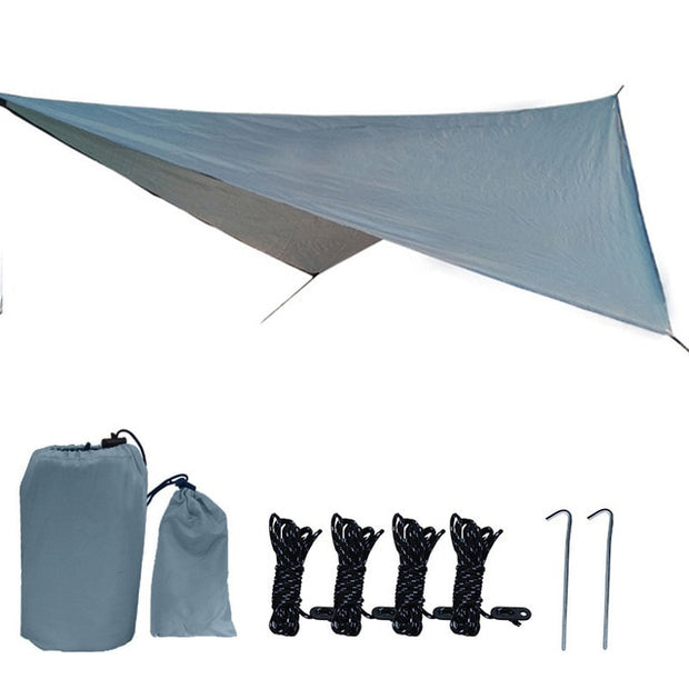 Waterproof Tarp Tent Shade Outdoor Camping Hammock Rain Fly Ultralight 360x290cm