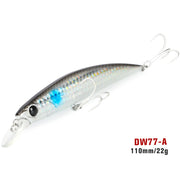 Long Casting Sinking Minnow Saltwater Fishing Lure 110mm 22g