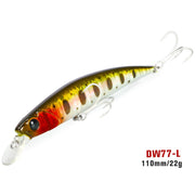 Long Casting Sinking Minnow Saltwater Fishing Lure 110mm 22g