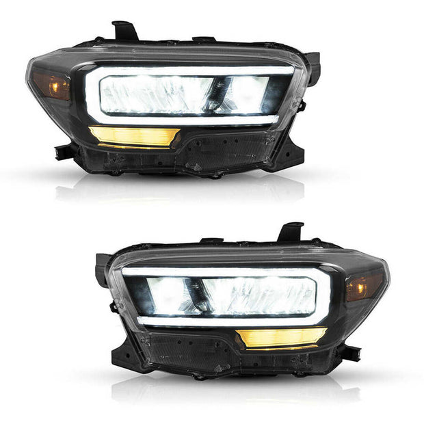 High QualityTacoma 2016-2019 Upgrade Modified Full LED Head Lamp Assembly Pair