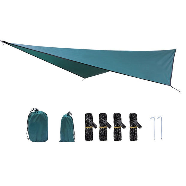 Waterproof Tarp Tent Shade Outdoor Camping Hammock Rain Fly Ultralight 360x290cm