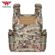 Outdoor Protective Adjustable 1000D Nylon Plate Carrier Tactical Vest Outdoor Protective Adjustable