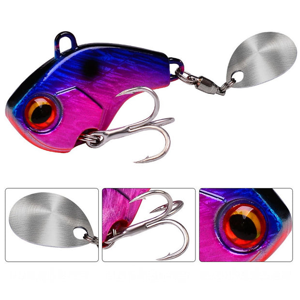 Fishing Lures Wobble Rotating Metal Vibration Bait