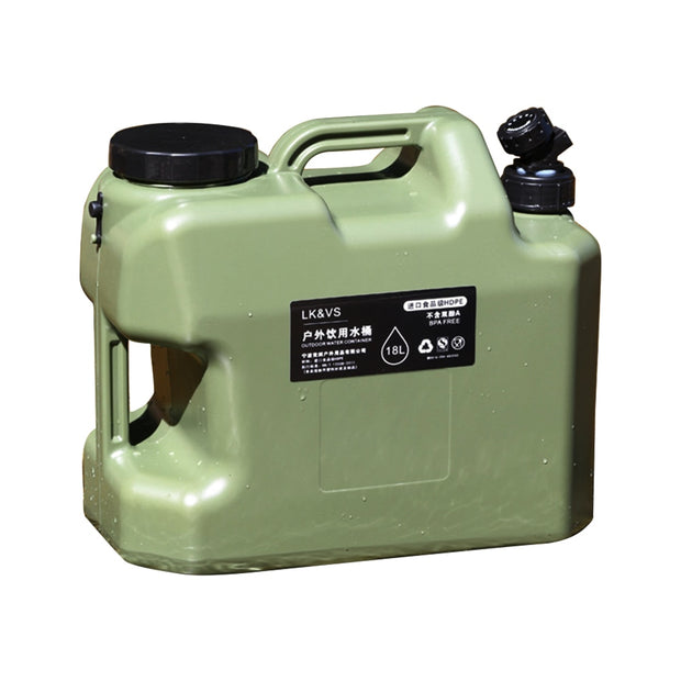 10L Portable Water Tank Outdoor Large-Capacity Water Storage Bucket Container Tanks