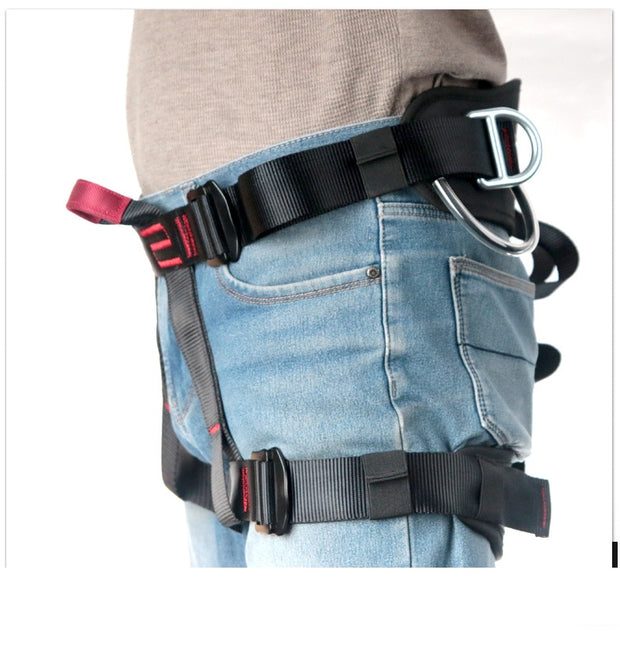 Outdoor Hiking Rock Climbing Half Body Waist Support Safety Belt