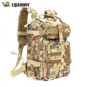 Men Army Military Tactical Backpack 1000D Polyester 30L 3P Softback