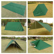 Camping 19 Hanging Points Tent Tarp Survival Sun Shelter Shade Canopy 4x4 3x4 3x3