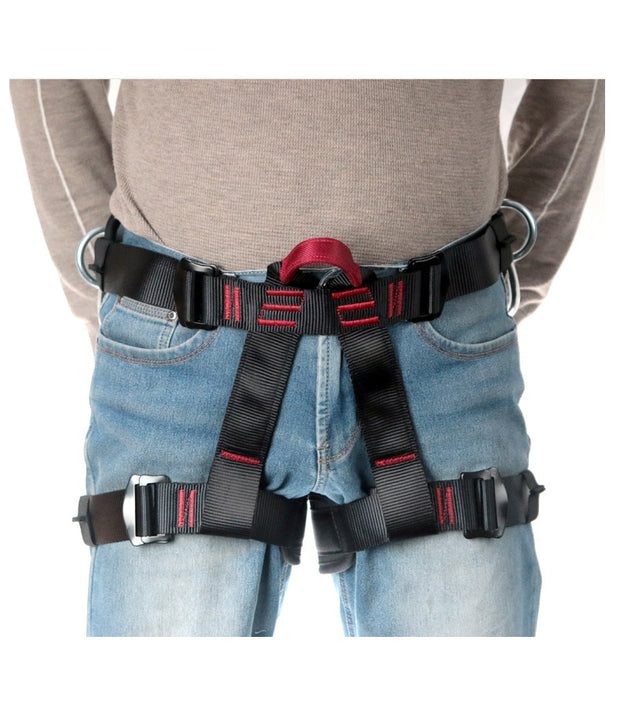 Outdoor Hiking Rock Climbing Half Body Waist Support Safety Belt