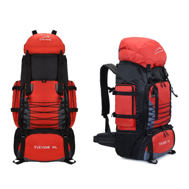 90L Travel Camping Backpack Rucksack Hiking Climbing Bag Large Capacity Backpack