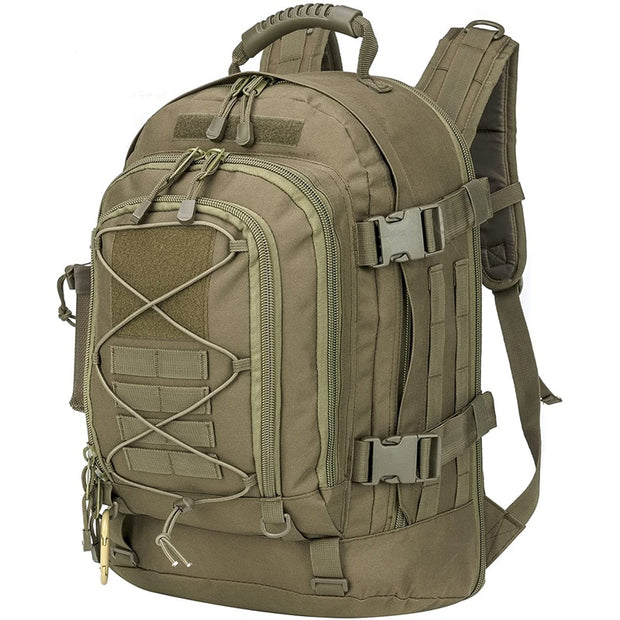 60L Camo Men Military Tactical Expandable Backpack Hiking Backpacks