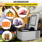 Portable Compressor Fridge Freezer Cooler 12V/24V DC 110-240V AC for RV Travelling Camping