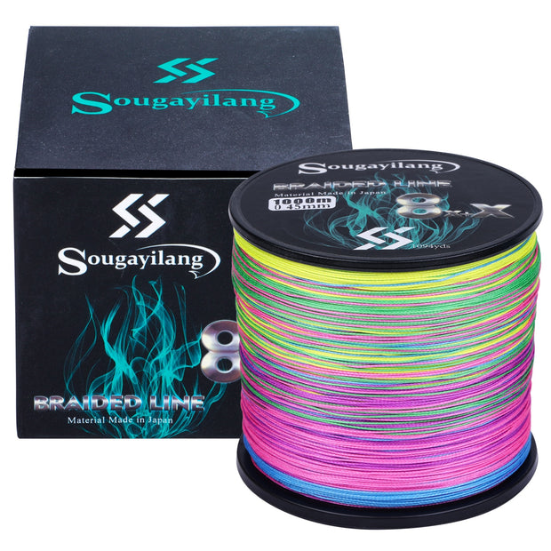 9 Strands PE Fishing Line Raid Fishing Line 300M 500M 1000M Multifilament Fishing Wire Carp