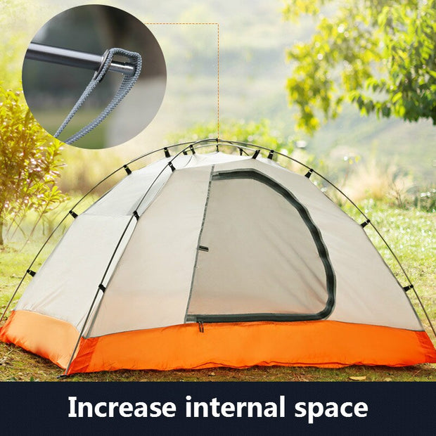 Outdoor mountaineering professional double tent set ultra light snow skirt tent