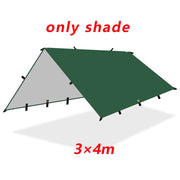 Camping 19 Hanging Points Tent Tarp Survival Sun Shelter Shade Canopy 4x4 3x4 3x3