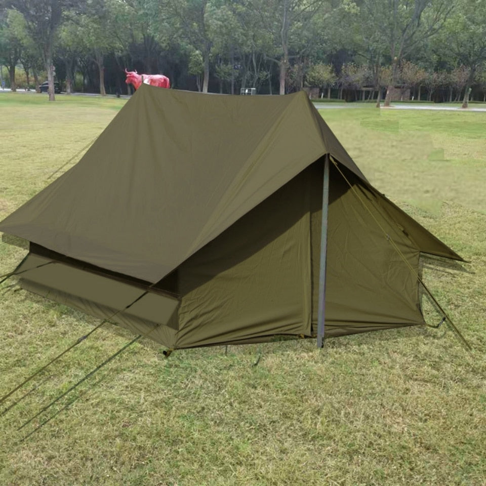 5x3m 4x3m Tarp With Support Pole Rope Peg Waterproof Awning Tent