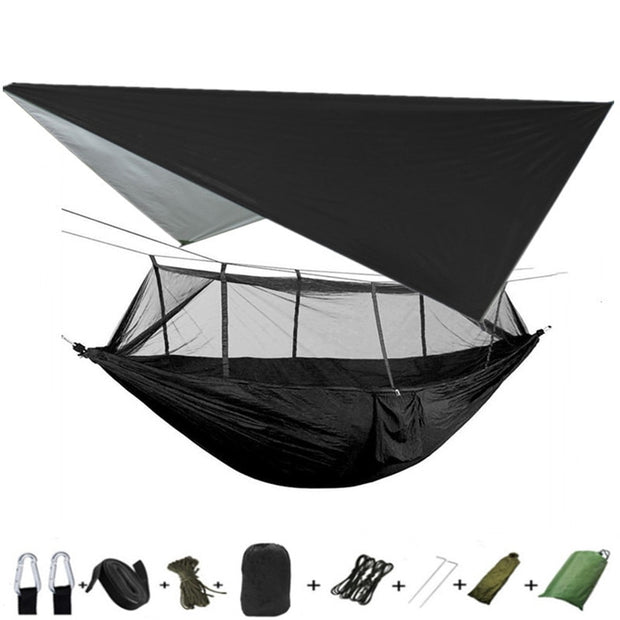 Lightweight Portable Camping Hammock Waterproof Mosquito Net Hammock Canopy 210T Nylon