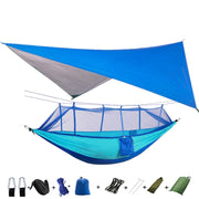 Lightweight Portable Camping Hammock Waterproof Mosquito Net Hammock Canopy 210T Nylon