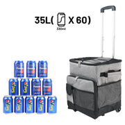 Outdoor Portable Travel Large-capacity Trolley Ice Bag With Wheels