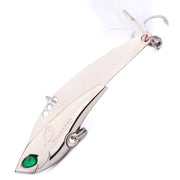 62mm Fishing Lures Hook Spoon Wobble Metal Hard Bait Vib Lures For Fishing