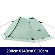 Outdoor mountaineering professional double tent set ultra light snow skirt tent