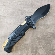 High Quality US Army Special Force Folding Tactical Knife 440C Steel Sharp Blade Fast Opening Survival Camping Tool